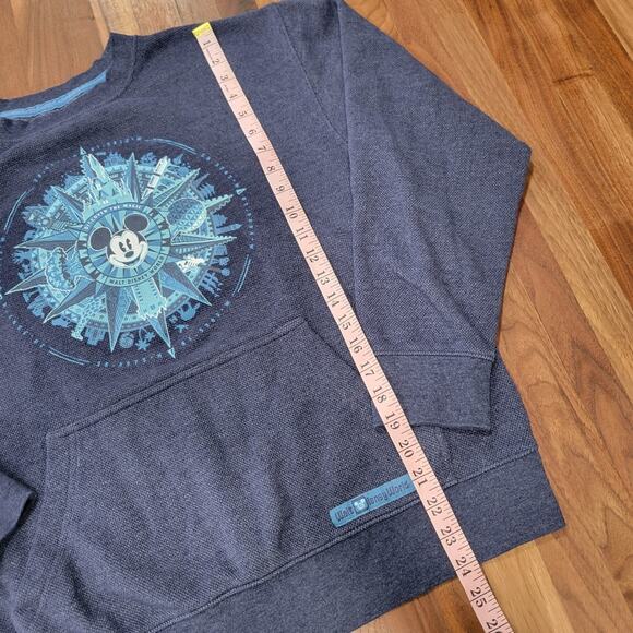 Disney Parks Compas Crewneck Pullover Sweatshirt Size Medium - Picture 6 of 6